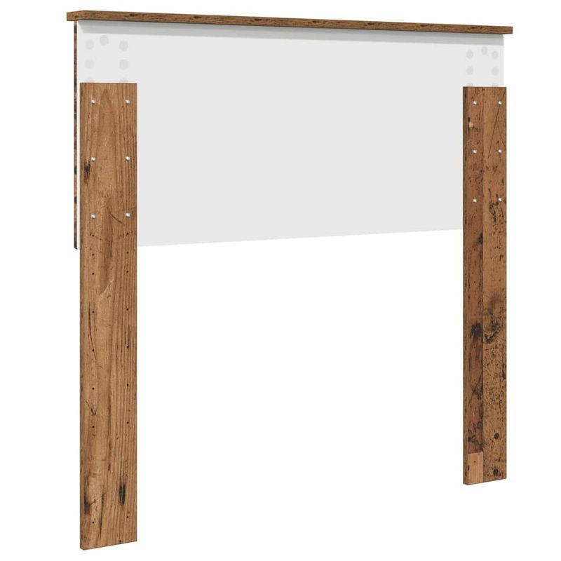 Casa si Gradina - Mobilier - Paturi si accesorii - Accesorii paturi - Tablie de pat cu aripioare gri taupe 163x16x78/88 cm textil - Infinity.ro