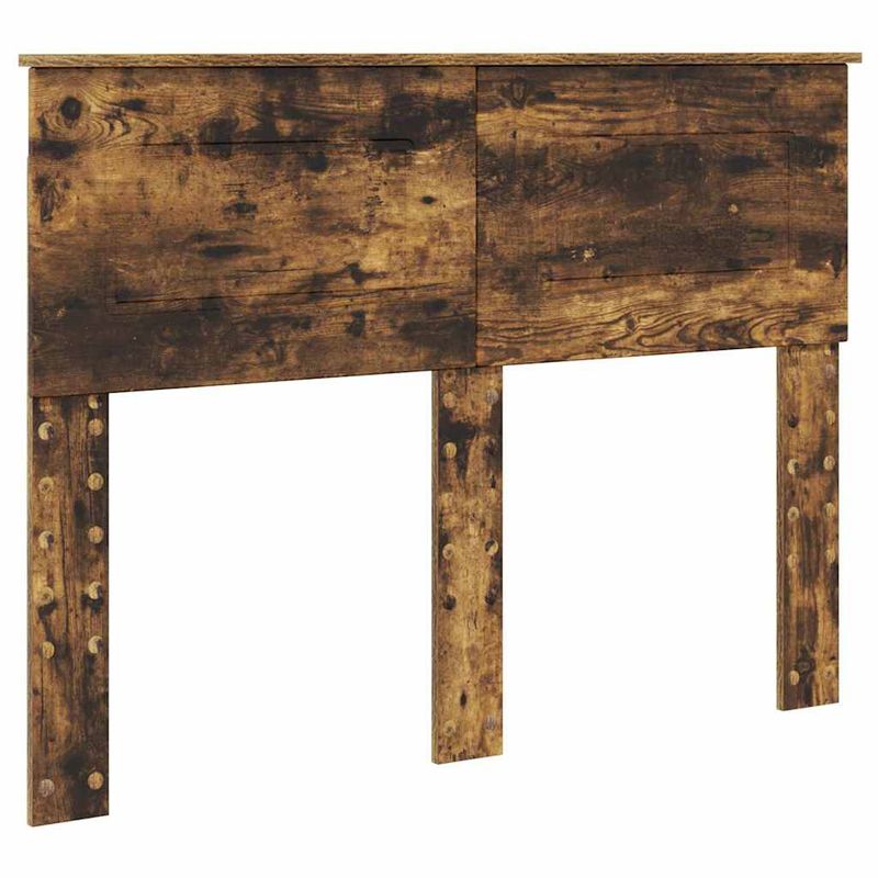 Casa si Gradina - Mobilier - Paturi si accesorii - Accesorii paturi - Tablie de pat cu aripioare, albastru, 93x23x118/128 cm, textil - Infinity.ro