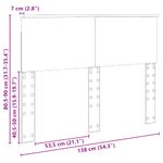 Casa si Gradina - Mobilier - Paturi si accesorii - Accesorii paturi - Tablie de pat cu aripioare, albastru, 93x23x118/128 cm, textil - Infinity.ro