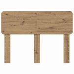 Casa si Gradina - Mobilier - Paturi si accesorii - Accesorii paturi - Tablie de pat cu aripioare negru 163x23x78/88cm piele ecologica - Infinity.ro