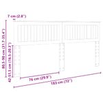 Casa si Gradina - Mobilier - Paturi si accesorii - Accesorii paturi - Tablie de pat cu aripioare roz 183x16x78/88 cm catifea - Infinity.ro