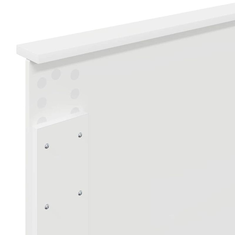 Casa si Gradina - Mobilier - Paturi si accesorii - Accesorii paturi - Tablie cu dulap si LED, negru, 140x16,5x103,5 cm - Infinity.ro