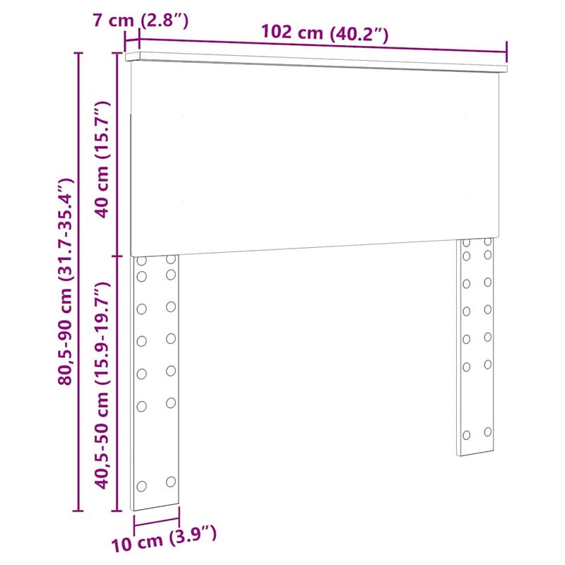 Casa si Gradina - Mobilier - Paturi si accesorii - Accesorii paturi - Tablie cu dulap si LED, negru, 140x16,5x103,5 cm - Infinity.ro