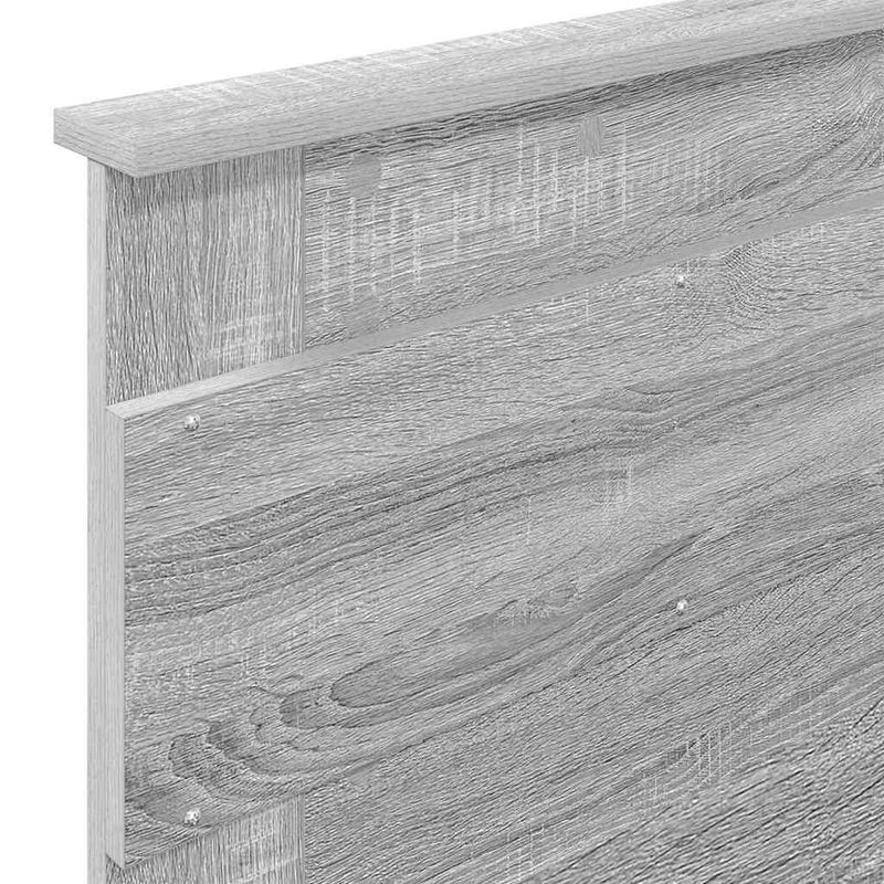 Casa si Gradina - Mobilier - Paturi si accesorii - Accesorii paturi - Tablie de pat cu aripioare gri deschis 183x23x118/128cm catifea - Infinity.ro