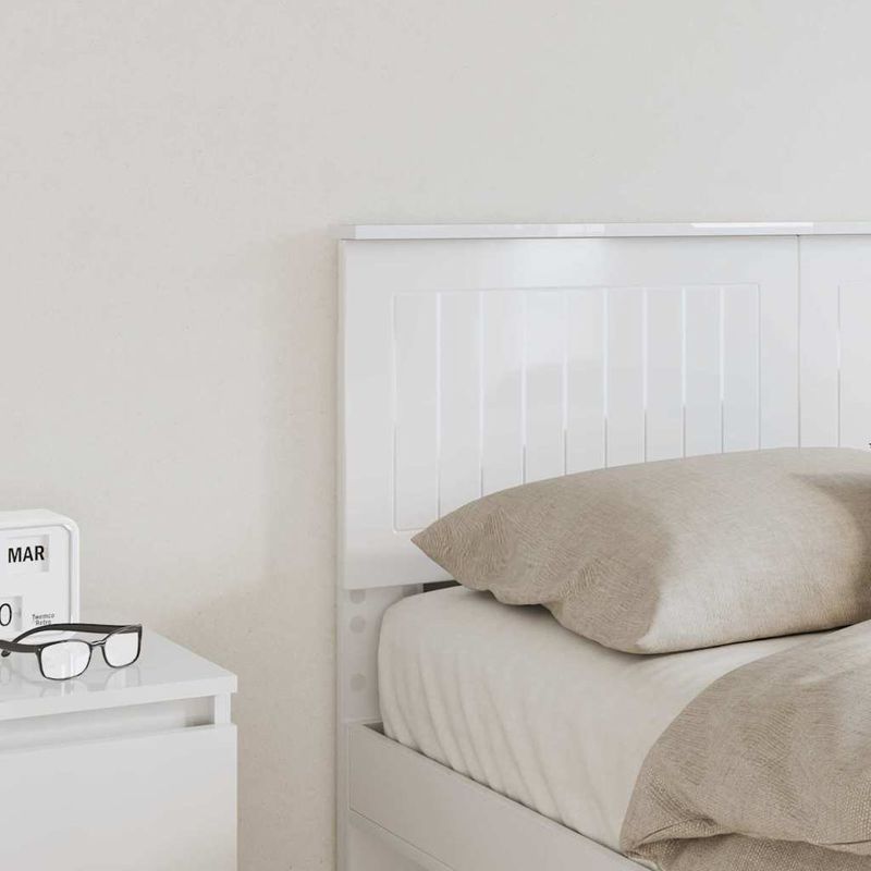 Casa si Gradina - Mobilier - Paturi si accesorii - Accesorii paturi - Tablie de depozitare Stejar brun 100 cm Lemn compozit - Infinity.ro