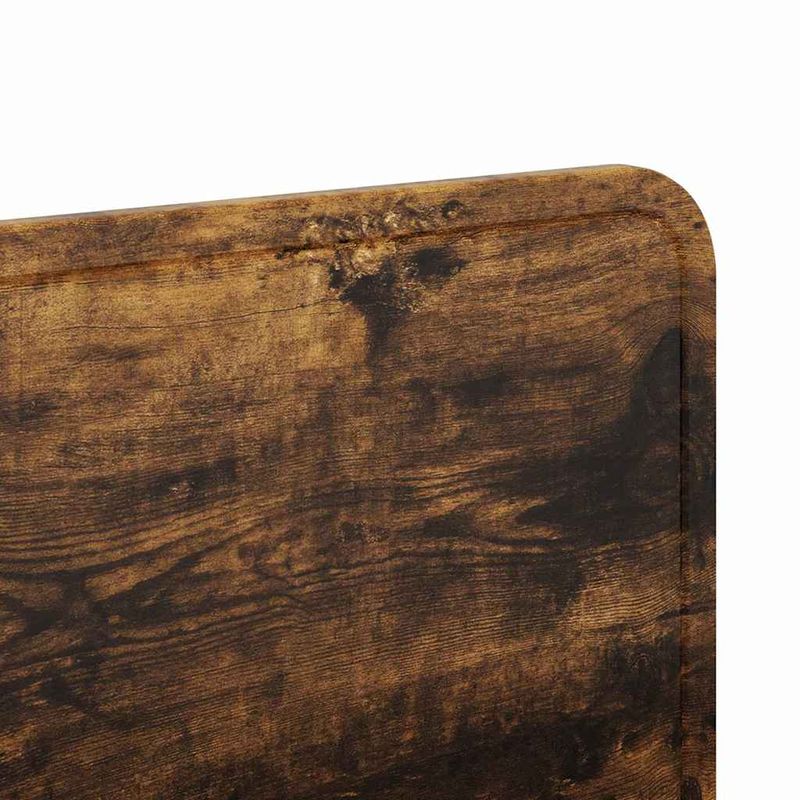 Casa si Gradina - Mobilier - Paturi si accesorii - Accesorii paturi - Tablie de pat cu aripioare, maro, 183x16x118/128 cm, piele eco - Infinity.ro