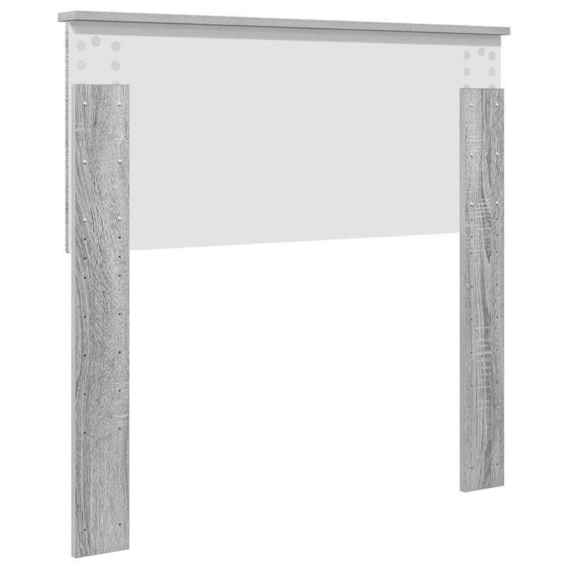 Casa si Gradina - Mobilier - Paturi si accesorii - Accesorii paturi - Tablie de pat cu aripioare gri deschis 203x16x78/88 cm catifea - Infinity.ro