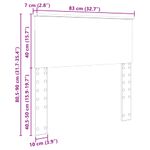 Casa si Gradina - Mobilier - Paturi si accesorii - Accesorii paturi - Tablie de pat cu aripioare gri deschis 203x16x78/88 cm catifea - Infinity.ro