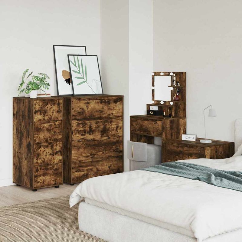 Casa si Gradina - Mobilier - Dulapuri si sifoniere - Dulapuri - Dulap de depozitare Stejar fumuriu 40 x 48 x 105 cm - Infinity.ro