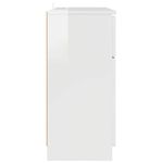 Casa si Gradina - Mobilier - Comode si corpuri - Comode - Bufet cu sertar Alb lucios 100 x 30 x 65,6 Lemn compozit - Infinity.ro