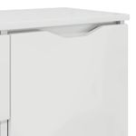 Casa si Gradina - Mobilier - Comode si corpuri - Comode - Bufet cu sertar Alb lucios 100 x 30 x 65,6 Lemn compozit - Infinity.ro