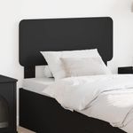 Casa si Gradina - Mobilier - Paturi si accesorii - Accesorii paturi - Tablie de pat cu dulapuri, negru, lemn prelucrat - Infinity.ro