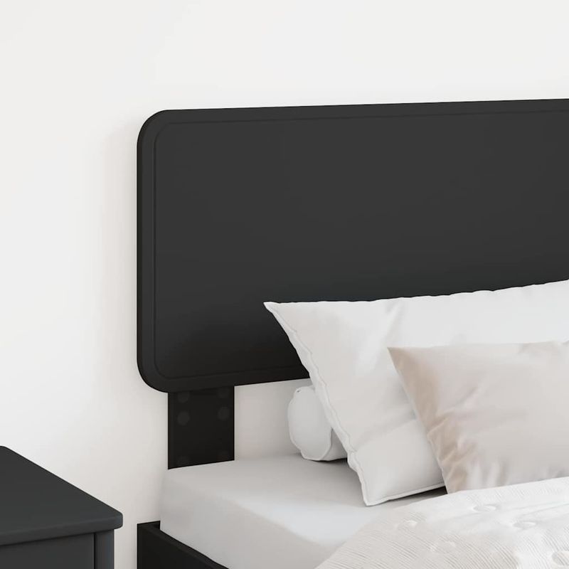 Casa si Gradina - Mobilier - Paturi si accesorii - Accesorii paturi - Tablie de pat cu dulapuri, negru, lemn prelucrat - Infinity.ro