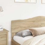Casa si Gradina - Mobilier - Paturi si accesorii - Accesorii paturi - Tablie de pat cu LED, alb, 90x5x118/128 cm, piele ecologica - Infinity.ro