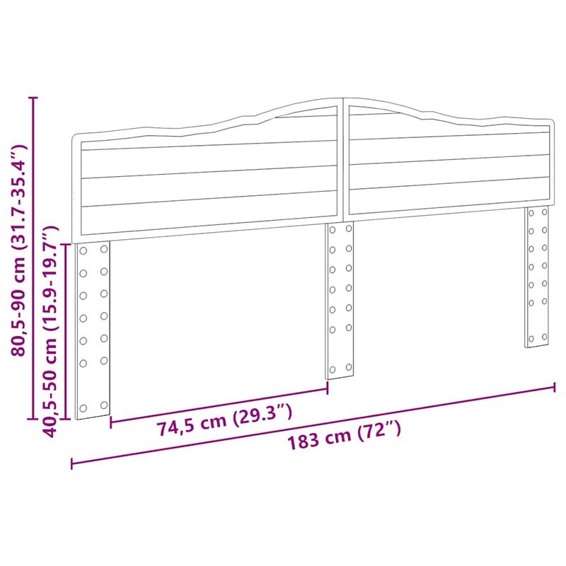 Casa si Gradina - Mobilier - Paturi si accesorii - Accesorii paturi - Tablie de pat cu LED, alb, 90x5x118/128 cm, piele ecologica - Infinity.ro