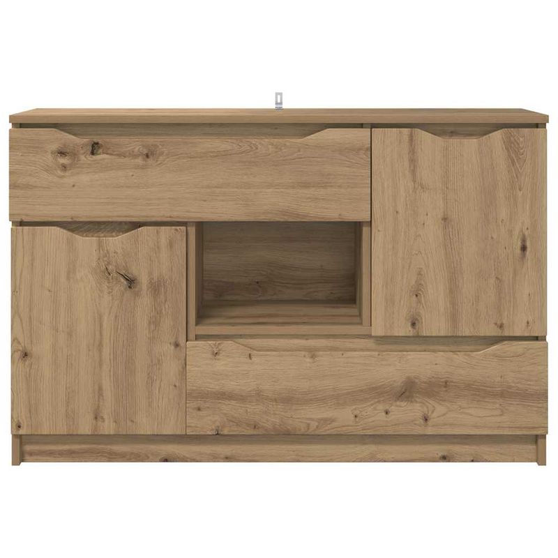 Casa si Gradina - Mobilier - Comode si corpuri - Comode - Bufet cu sertar Stejar Artizanal 100 x 30 x 65,6 Lemn compozit - Infinity.ro