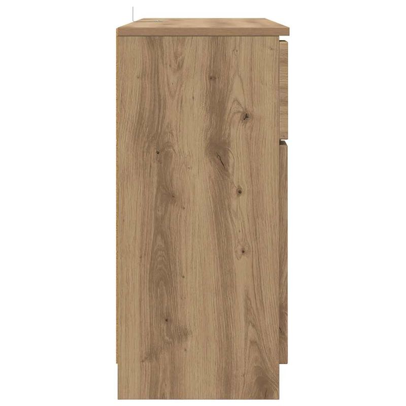Casa si Gradina - Mobilier - Comode si corpuri - Comode - Bufet cu sertar Stejar Artizanal 100 x 30 x 65,6 Lemn compozit - Infinity.ro