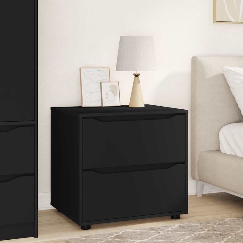 Casa si Gradina - Mobilier - Dulapuri si sifoniere - Dulapuri - Dulap de depozitare Negru 60 x 48 x 57 cm Lemn compozit - Infinity.ro