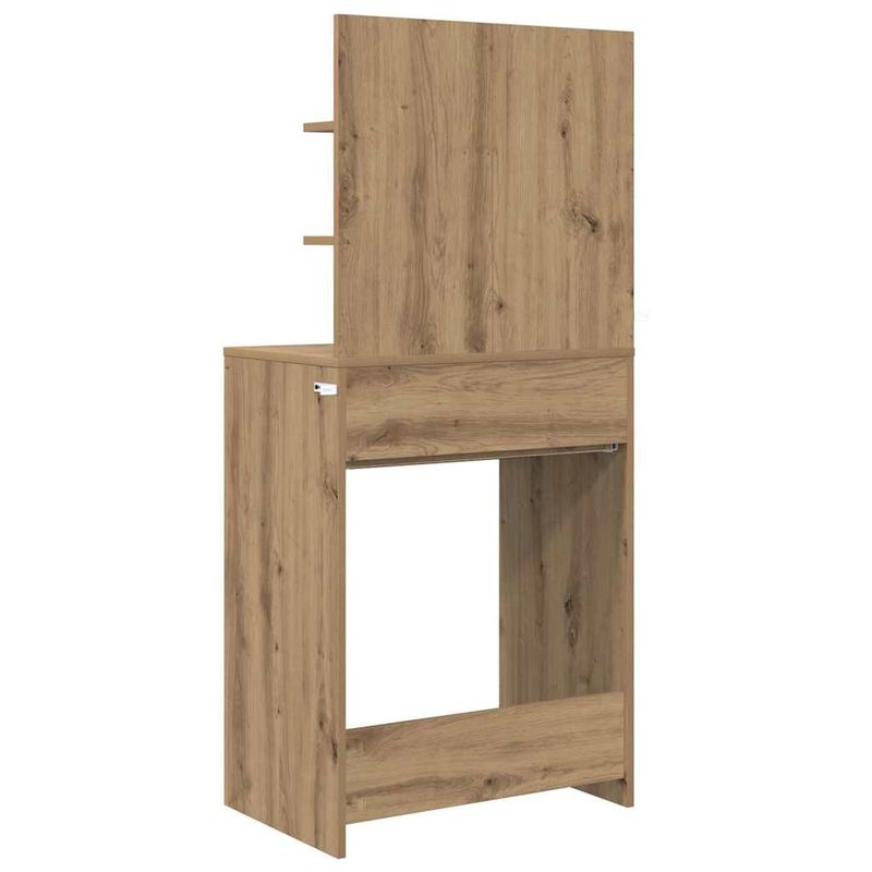 Casa si Gradina - Mobilier - Comode si corpuri - Masute de toaleta - Mese de toaleta pentru dormitor cu sertar Stejar Artizanal - Infinity.ro