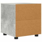 Casa si Gradina - Mobilier - Dulapuri si sifoniere - Dulapuri - Dulap de Baie Gri din beton 40,5 x 40 x 44 cm Lemn compozit - Infinity.ro