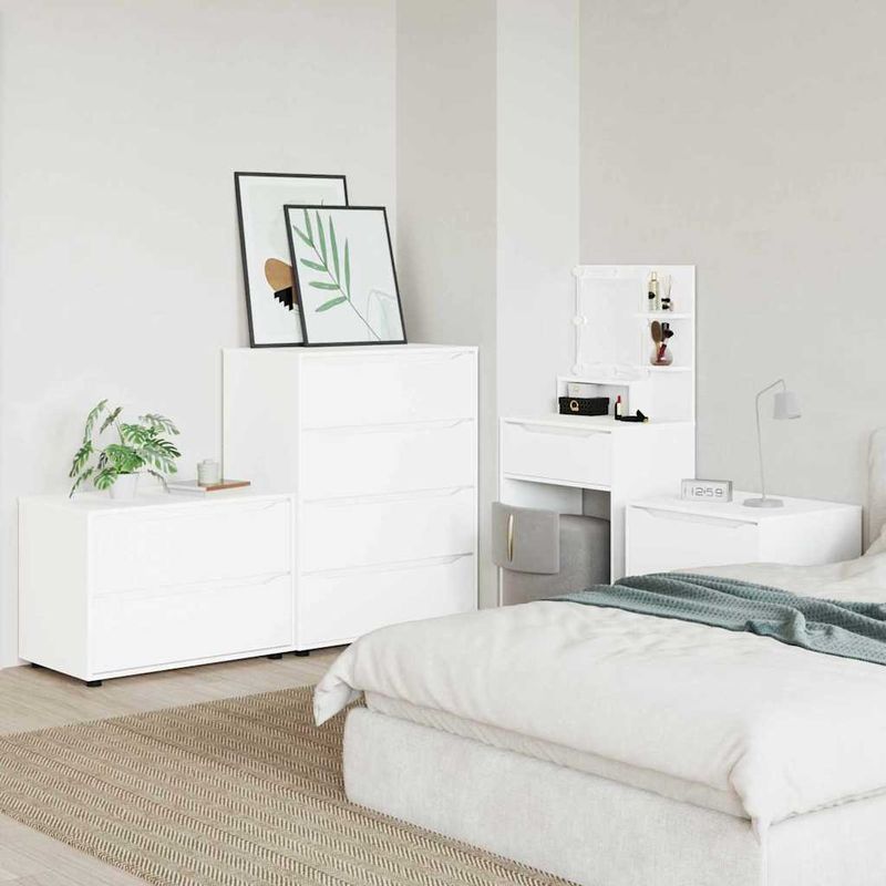 Casa si Gradina - Mobilier - Dulapuri si sifoniere - Dulapuri - Dulap de depozitare Alb 80 x 48 x 57 cm Lemn compozit - Infinity.ro