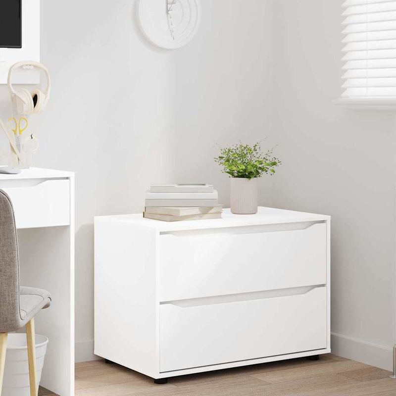 Casa si Gradina - Mobilier - Dulapuri si sifoniere - Dulapuri - Dulap de depozitare Alb 80 x 48 x 57 cm Lemn compozit - Infinity.ro