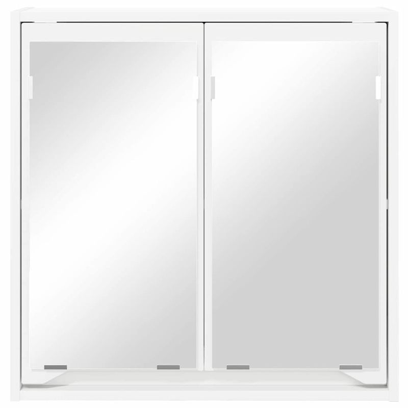 Casa si Gradina - Mobilier - Mobilier baie - Corpuri baie - Dulap cu oglinda pentru baie Alb 60 x 20 x 60 cm Lemn compozit - Infinity.ro