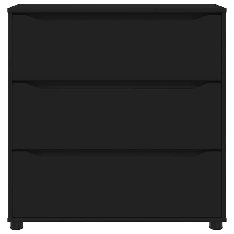 Casa si Gradina - Mobilier - Dulapuri si sifoniere - Dulapuri - Dulap de depozitare Negru 80 x 31 x 81 cm Lemn compozit - Infinity.ro