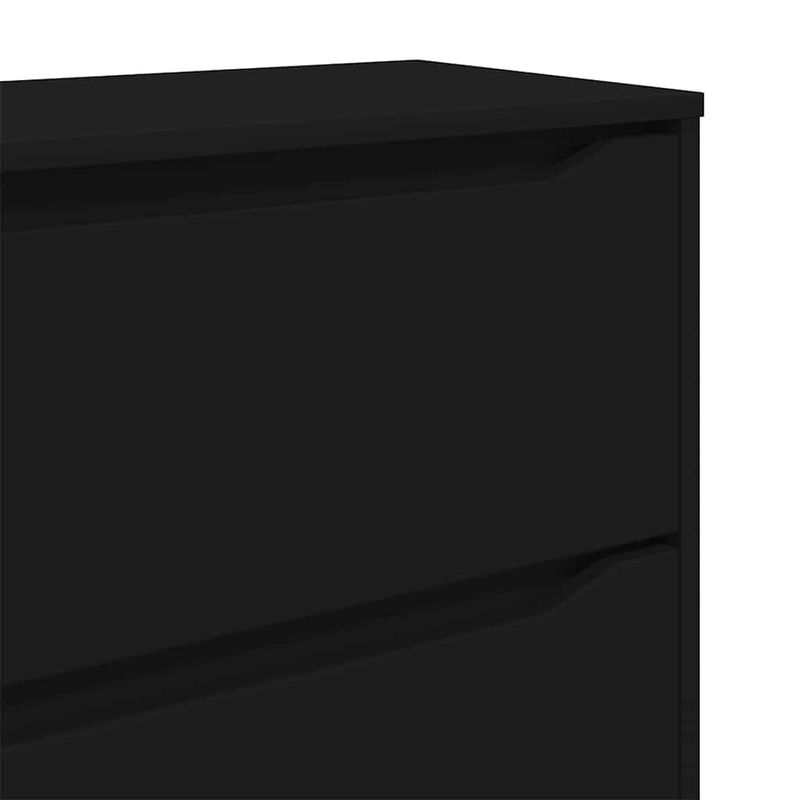 Casa si Gradina - Mobilier - Dulapuri si sifoniere - Dulapuri - Dulap de depozitare Negru 80 x 31 x 81 cm Lemn compozit - Infinity.ro