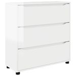 Casa si Gradina - Mobilier - Dulapuri si sifoniere - Dulapuri - Dulap de depozitare Alb lucios 80 x 31 x 81 cm Lemn compozit - Infinity.ro