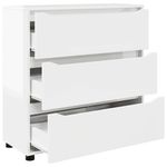 Casa si Gradina - Mobilier - Dulapuri si sifoniere - Dulapuri - Dulap de depozitare Alb lucios 80 x 31 x 81 cm Lemn compozit - Infinity.ro