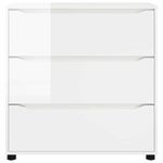 Casa si Gradina - Mobilier - Dulapuri si sifoniere - Dulapuri - Dulap de depozitare Alb lucios 80 x 31 x 81 cm Lemn compozit - Infinity.ro