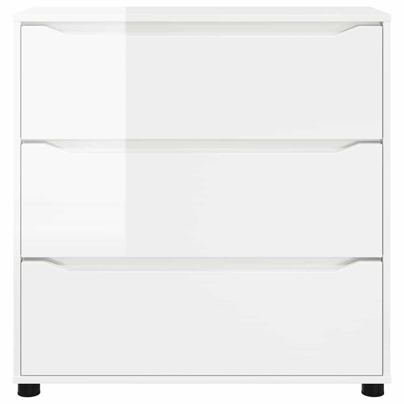 Casa si Gradina - Mobilier - Dulapuri si sifoniere - Dulapuri - Dulap de depozitare Alb lucios 80 x 31 x 81 cm Lemn compozit - Infinity.ro