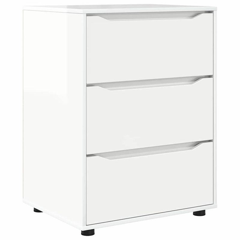 Casa si Gradina - Mobilier - Dulapuri si sifoniere - Dulapuri - Dulap de depozitare Alb lucios 60 x 48 x 81 cm Lemn compozit - Infinity.ro