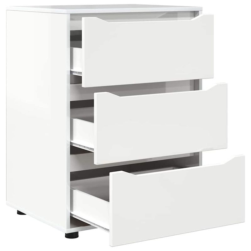 Casa si Gradina - Mobilier - Dulapuri si sifoniere - Dulapuri - Dulap de depozitare Alb lucios 60 x 48 x 81 cm Lemn compozit - Infinity.ro