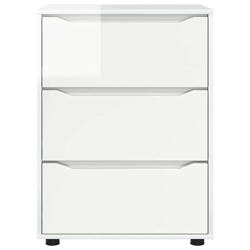 Casa si Gradina - Mobilier - Dulapuri si sifoniere - Dulapuri - Dulap de depozitare Alb lucios 60 x 48 x 81 cm Lemn compozit - Infinity.ro