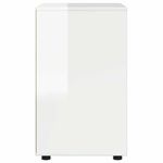 Casa si Gradina - Mobilier - Dulapuri si sifoniere - Dulapuri - Dulap de depozitare Alb lucios 60 x 48 x 81 cm Lemn compozit - Infinity.ro