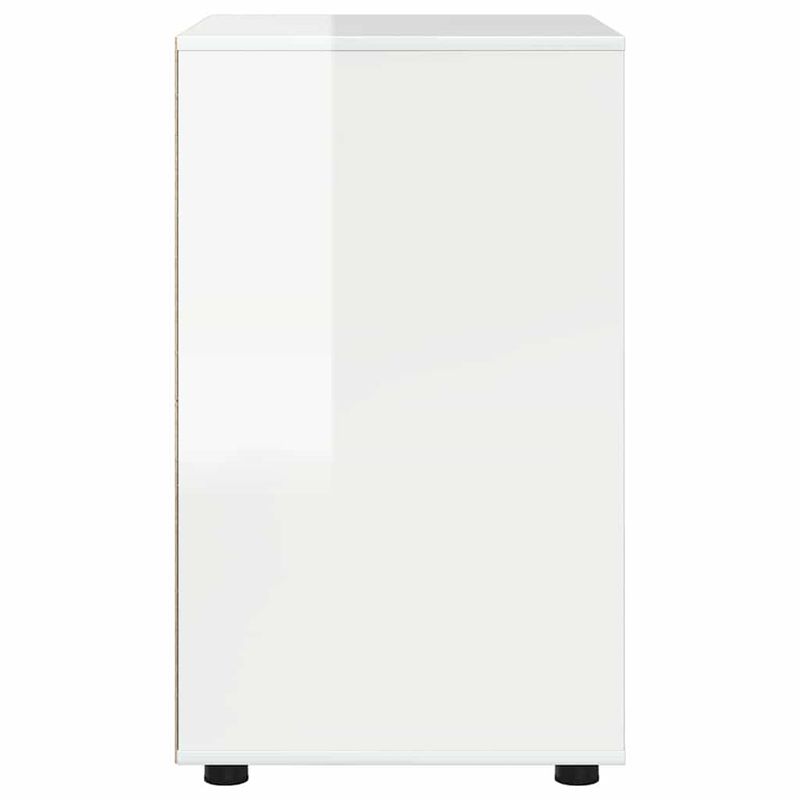 Casa si Gradina - Mobilier - Dulapuri si sifoniere - Dulapuri - Dulap de depozitare Alb lucios 60 x 48 x 81 cm Lemn compozit - Infinity.ro