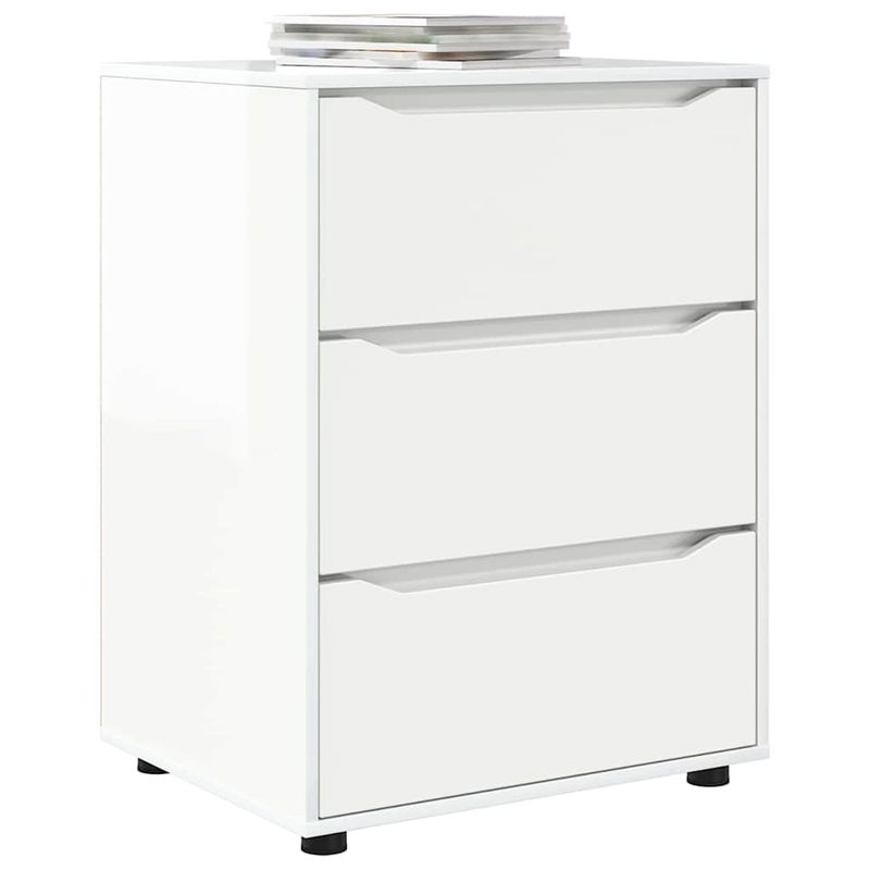 Casa si Gradina - Mobilier - Dulapuri si sifoniere - Dulapuri - Dulap de depozitare Alb lucios 60 x 48 x 81 cm Lemn compozit - Infinity.ro