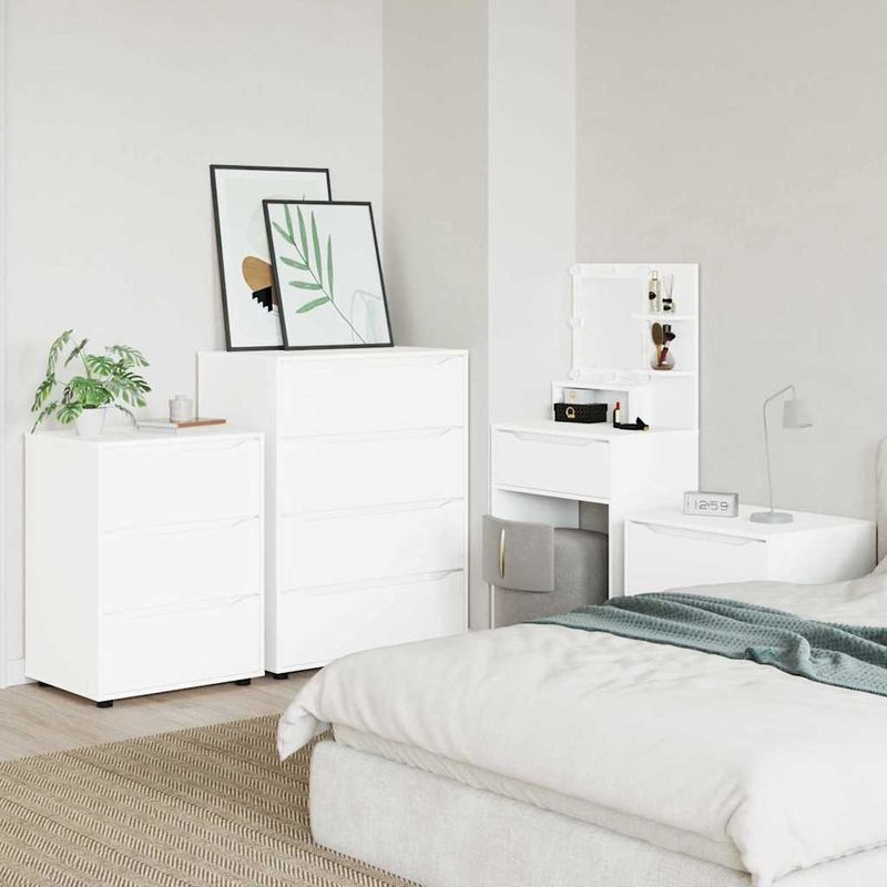 Casa si Gradina - Mobilier - Dulapuri si sifoniere - Dulapuri - Dulap de depozitare Alb 60 x 48 x 81 cm Lemn compozit - Infinity.ro