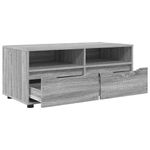 Casa si Gradina - Mobilier - Comode si corpuri - Comode - Cabinet TV cu sertar Gri Sonoma 100 x 48 x 43 cm Lemn compozit - Infinity.ro
