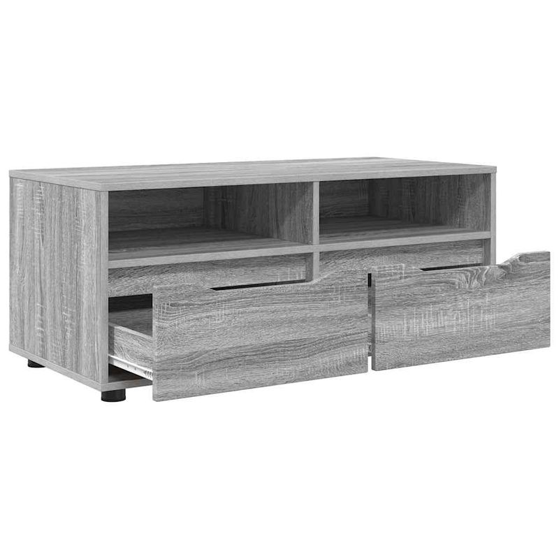 Casa si Gradina - Mobilier - Comode si corpuri - Comode - Cabinet TV cu sertar Gri Sonoma 100 x 48 x 43 cm Lemn compozit - Infinity.ro