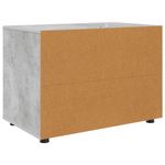 Casa si Gradina - Mobilier - Dulapuri si sifoniere - Dulapuri - Dulap de depozitare Gri din beton 80 x 48 x 57 cm Lemn compozit - Infinity.ro