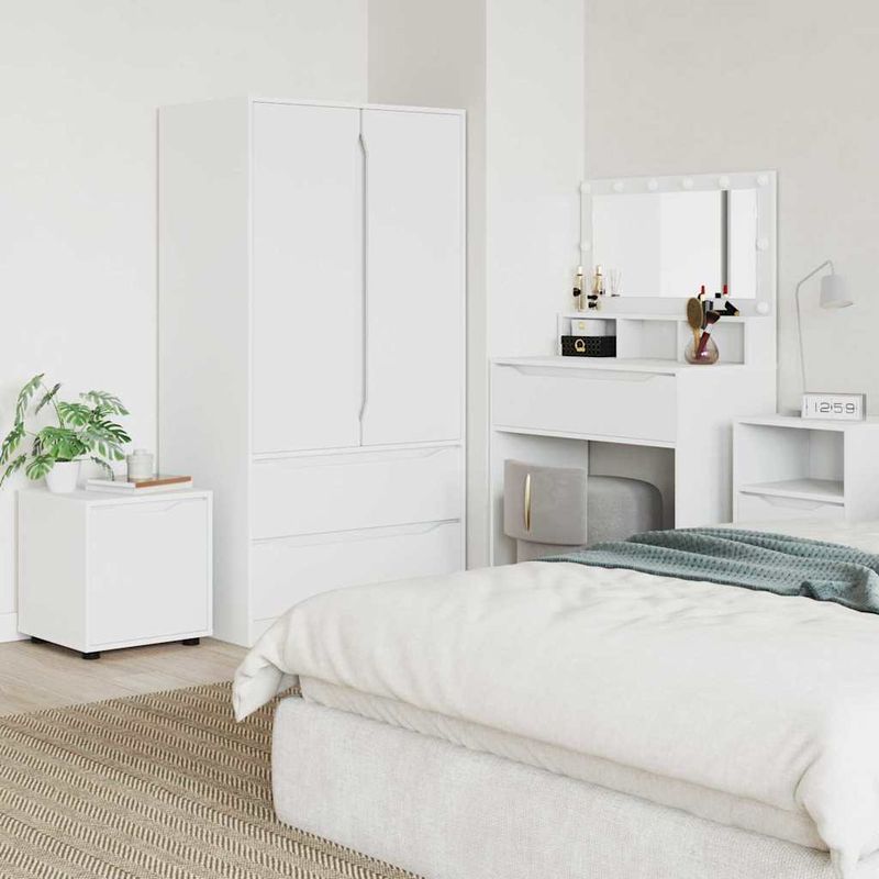 Casa si Gradina - Mobilier - Dulapuri si sifoniere - Dulapuri - Dulap de Baie Alb 40,5 x 40 x 44 cm Lemn compozit - Infinity.ro