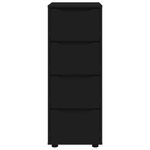 Casa si Gradina - Mobilier - Dulapuri si sifoniere - Dulapuri - Dulap de depozitare Negru 40 x 48 x 105 cm Lemn compozit - Infinity.ro