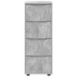 Casa si Gradina - Mobilier - Dulapuri si sifoniere - Dulapuri - Dulap de depozitare Gri din beton 40 x 48 x 105 cm - Infinity.ro