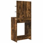 Casa si Gradina - Mobilier - Comode si corpuri - Masute de toaleta - Mese de toaleta pentru dormitor cu sertar Stejar fumuriu - Infinity.ro