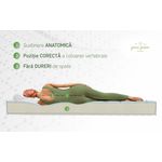 Casa si Gradina - Mobilier - Saltele si somiere - Saltele - Saltea Argentum Therapy, Memory Arctic Gel, 160x200 cm, H 18 cm, Husa cu ioni de argint, Super Ortopedica, Anatomica - Infinity.ro