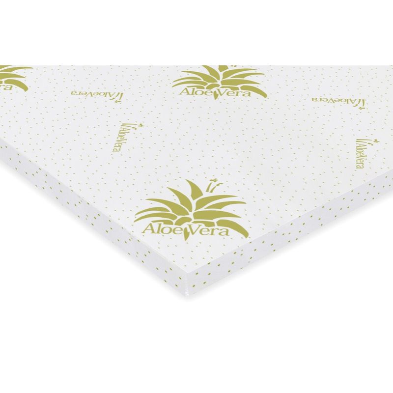 Casa si Gradina - Mobilier - Saltele si somiere - Toppere - Topper saltea Green Future Aloe Vera Free Air Memory 160x190 cm, H 3 cm - Infinity.ro