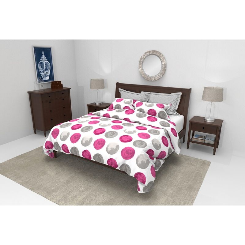 Casa si Gradina - Textile si covoare - Perne si pilote - Pilote - Pilota Alcam Sweet Dots microfibra matlasata, 200x220 cm, 250g/mp - Infinity.ro